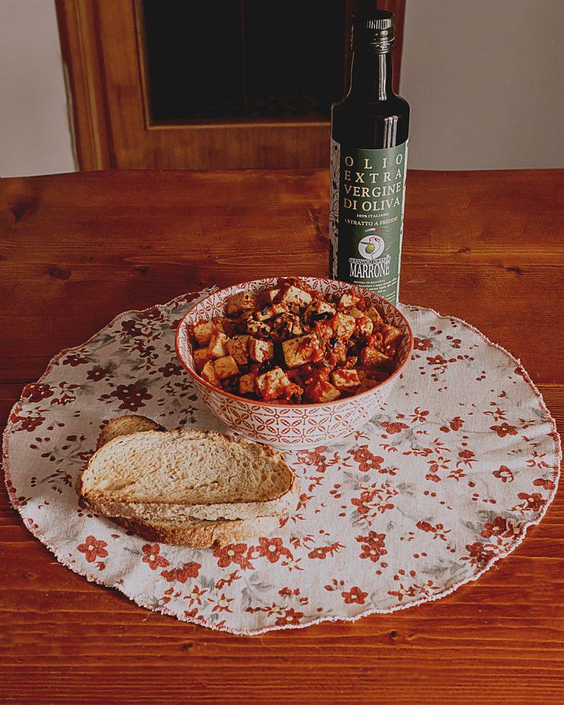 Ricetta Vegana del Tofu alla Puttanesca