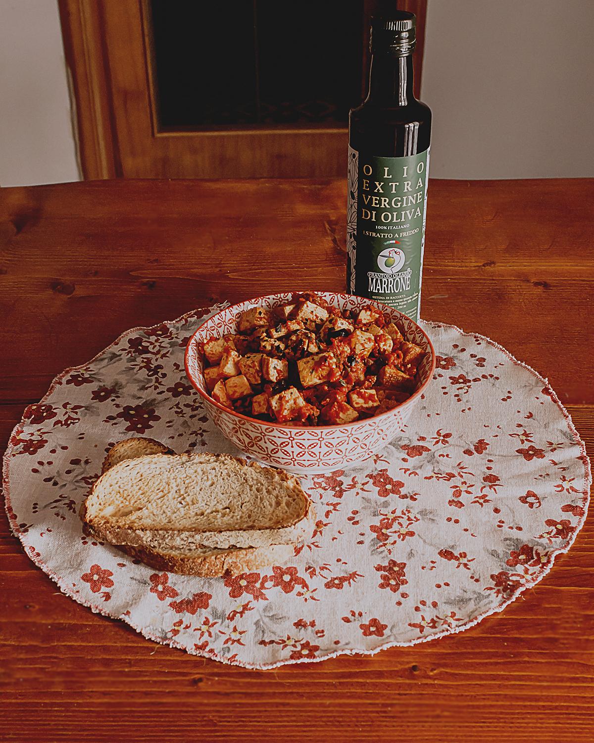 Ricetta Vegana del Tofu alla Puttanesca