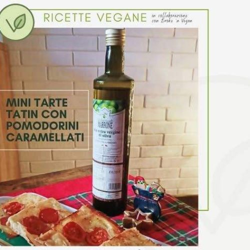 Mini tarte tatin con pomodorini caramellati